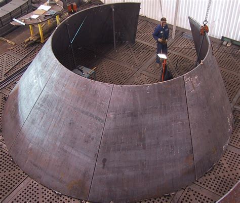 fabricate large metal cone|steel cone fabrication.